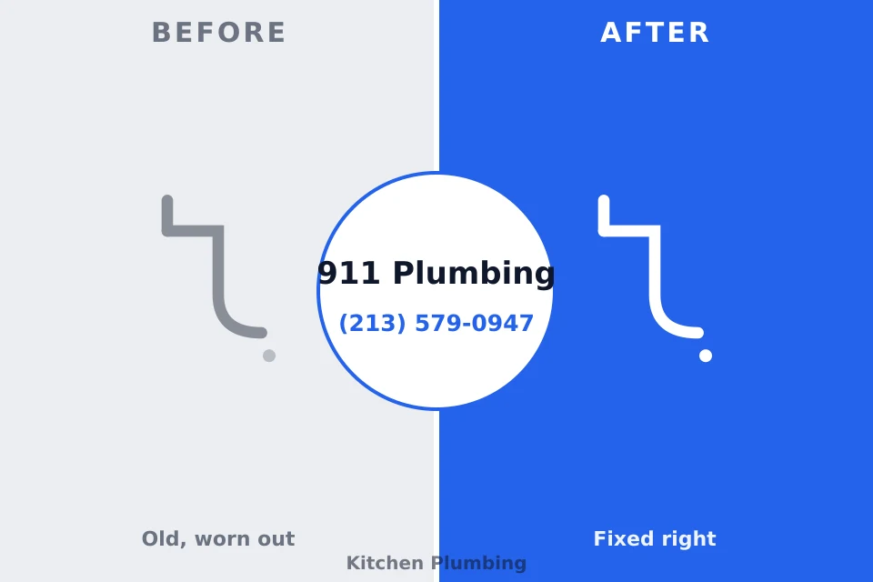 Before and after: plumbing repair Glen Alpine, NC